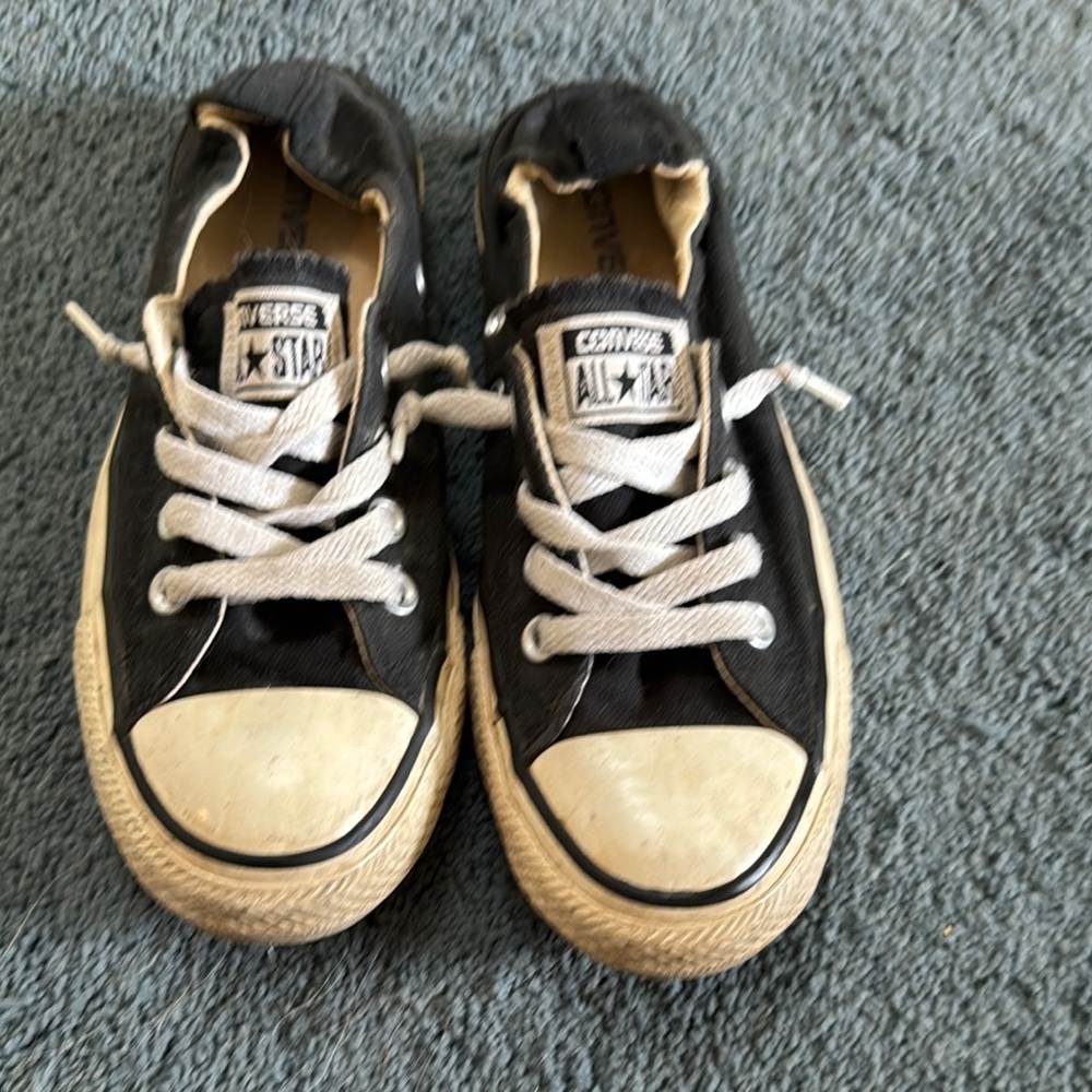 Converse Black and White Chuck Taylor Sneakers